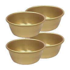 Paulus 懷舊鋁製馬格利酒杯, 黃色, 4個