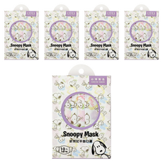 KOgi 宏瑋 史努比 兒童口罩, 花花, 10片, 5盒