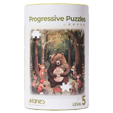 Maries 兒童進階啟蒙拼圖 第5階 Set，5-7+，252片, 1組