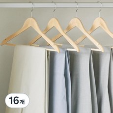 Hanssem X Home & House 日常木衣架, Natural, 16個