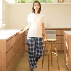 PALAN 棉質舊格紋睡褲