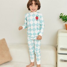 메이키즈 남아용 민트스위티애플 30수 후라이스 9부 상하 세트