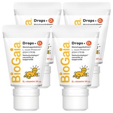 BioGaia 寶乖亞 嬰幼兒液體益生菌 D3 Plus, 10ml, 4條