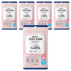 Chogong 朝貢 營養蔬菜肉泥 貓犬用 我愛有機山羊奶+雞胸肉 含濟州島花椰菜和紅蘿蔔 高含水量, 60g, 5袋