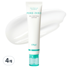 OBge 포어 제로 오일 컨트롤 로션, 70ml, 4개