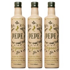 佩佩冷壓特級初榨橄欖油, 500ml, 3個