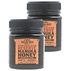 TAYLOR PASS 紐西蘭活性麥蘆卡蜂蜜 UMF 5+ MGO83+ 250g，無抗生素, 2罐