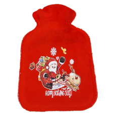 卡通造型熱敷暖手袋 聖誕款 150ml 3個, 1組