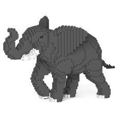 JEKCA 大象野生動物積木 S, 混合顏色, 1個