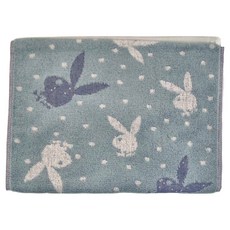 PLAYBOY 雪國星空運動毛巾 33*110CM 100%棉 台灣製, 藍色, 1條