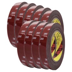 3M 壓克力泡棉灰色雙面膠帶 20mm x 3m, 9個