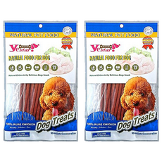 yestar 香Q美味雞肉條 天然原料 無添加防腐劑 適合全齡犬食用, 160g, 2包