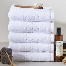 Soft Touch Heritage 酒店毛巾 220g 40 Soo Komasa, 白色的, 5個
