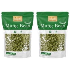 茂喜食品 進口嚴選商品綠豆, 600g, 2包