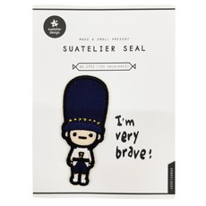 suatelier design JR刺繡貼, 多色, 1個