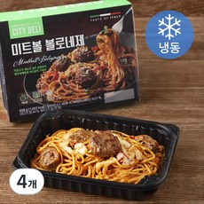 시티델리 미트볼 볼로네제 파스타 2개입 2인분 (냉동), 628g, 4개