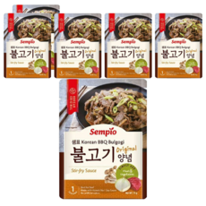 Sempio 膳府 韓式烤肉醬 原味, 75g, 6包