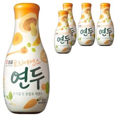 연두 요리에센스 진, 500ml, 5개