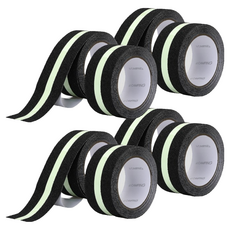 캠핑꿀템 미끄럼방지 테이프 블랙형광 5cm x 5m, 8개