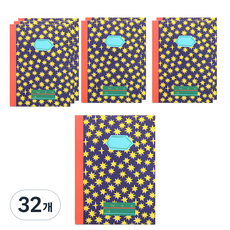 hello moris 小學1-2年級 10格筆記本 19 x 26 cm, 星星, 32個