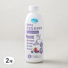 덴마크 드링킹요구르트 포스트바이오틱스 베리믹스, 750ml, 1개입, 2개