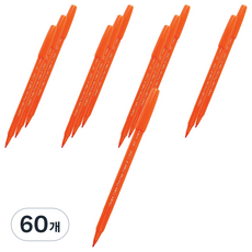펜텔 수성 컬러펜 2.0 S360-107, Orange, 60개