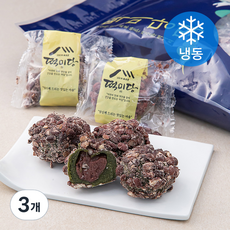 떡미당 통팥 오메기떡 (냉동), 1kg, 1개입, 3개