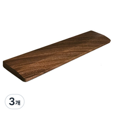 맥스틸 호두나무 월넛 키보드 손목 받침대 원목 팜레스트 GM-KP1, 텐키리스, 3개