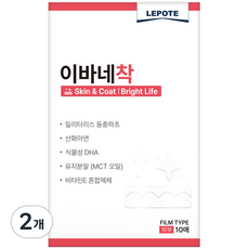 르뽀떼 반려동물 이바네착 영양제, 피부/피모, 1.52g, 2개