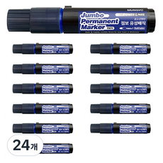 MUNGYO 巨無霸油性筆, 24個, 藍色