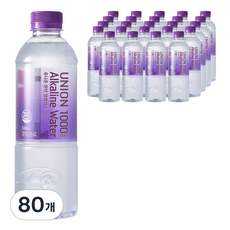 유니온천년알카리수, 500ml, 80개