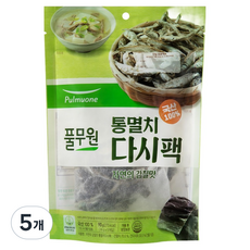 풀무원 국내산 통멸치 다시팩 5p, 90g, 5개