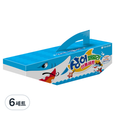 ORION 好麗友 鯊魚家族禮盒組, 鯨魚炒飯調味料 46g x 2p + 巧克力鬆餅 50g x 2p + 美式葡萄 66g + Richie 杏仁 67g + 王葡萄乾 67g + 迷你巧克力曲奇 45g + Mitsu Black 42g + Bae Bae 80g, 6套