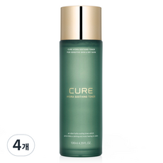 김정문알로에 큐어 하이드라 수딩 토너, 130ml, 4개
