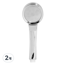 바스템 수압상승 온오프 사각 절수 샤워기, 2개