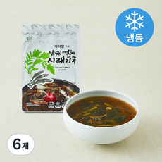 정옥 남해 멸치 시래기국 (냉동), 500g, 6개