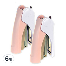 포코스 세우는 이지 스테플러 FR-18P, 핑크, 6개