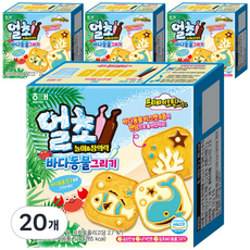 HAITAI 海太 海洋系列DIY巧克力餅乾食玩 52g, 20個, 單品