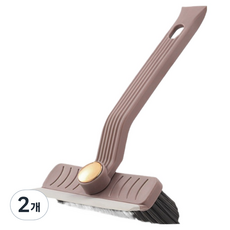 幸福堅固浴室刷 13 x 24 cm, 2個, 360度 棕色