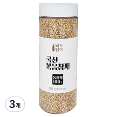 即裝 韓國產焙炒芝麻, 105g, 3個