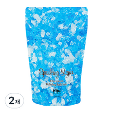 프라이멀엘리먼츠 버블링 배쓰솔트 스파클링슈가, 340g, 2개