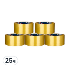 부광테이프 경포장 박스테이프 48mm x 80m, 투명, 25개