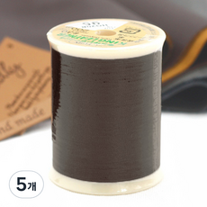 FUJIX Ltd. 富士克 皮革/人造皮革用線, 95 棕色, 5個