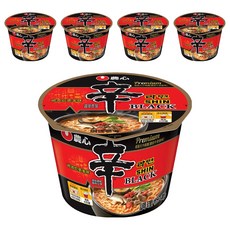NONGSHIM 農心 超進化辛碗麵 濃郁牛骨湯味 101g, 5入