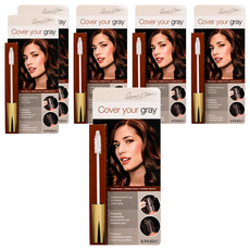 커버유어 그레이 브러쉬 인 (마스카라 형) 7g, 짙은 갈색, 6개