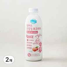 덴마크 드링킹요구르트 포스트바이오틱스 복숭아, 750ml, 1개입, 2개