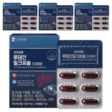 한미양행 루테인 밀크씨슬 27g, 30정, 4개