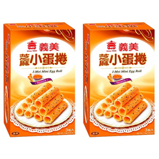 義美 小蛋捲 芝麻, 114g, 2盒
