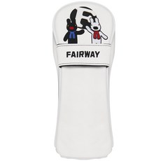 Gaspard et Lisa 高爾夫球道木桿頭套, 白色
