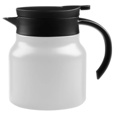 EZlife 316不鏽鋼茶水分離大容量保溫燜茶壺 茶水過濾, 白色, 1L, 1個